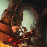 640x853_16498_Gotrek_and_Felix_in_the_Sewers_2d_fantasy_dwarf_warhammer_ranger_warriors_picture_image_digital_art